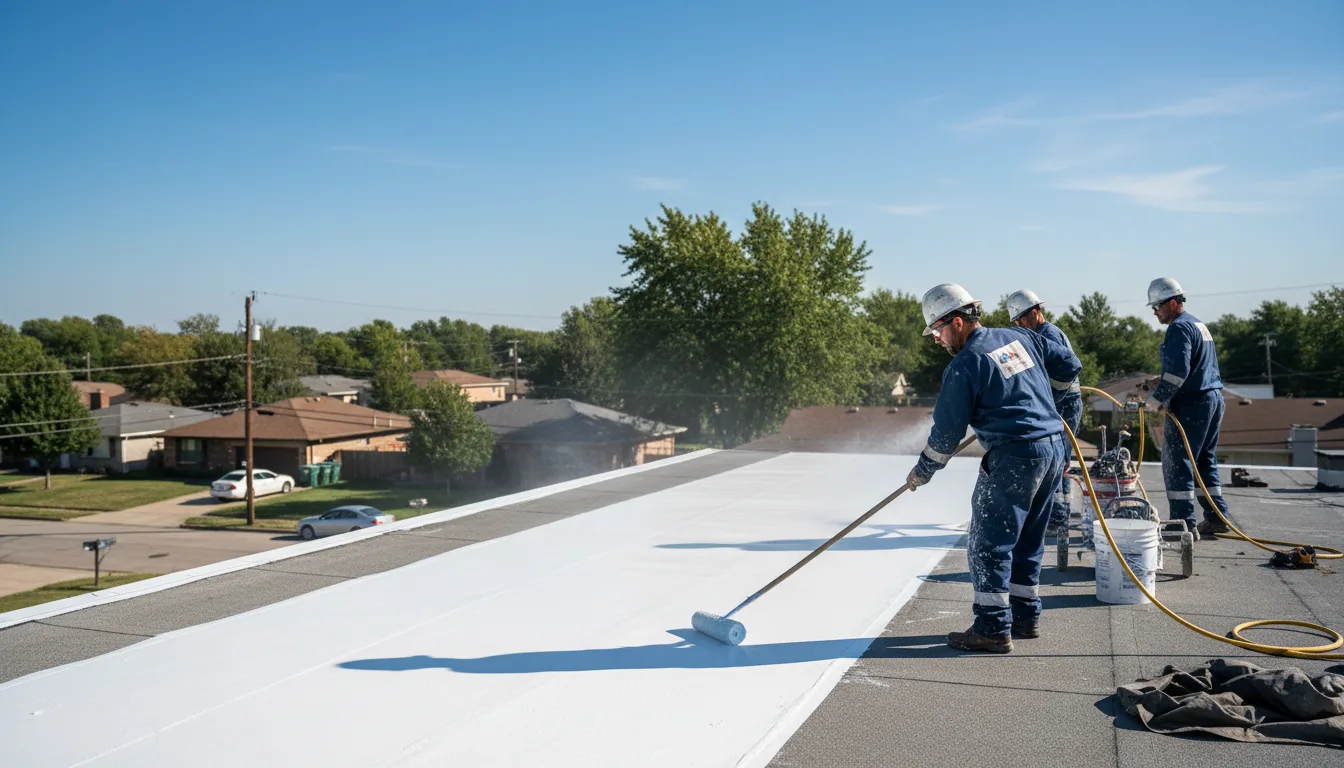 Commercial roof coating in Spearsville, LA near me